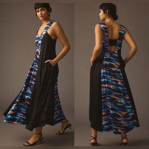 By Anthropologie Maeve V-Neck Maxi Dress